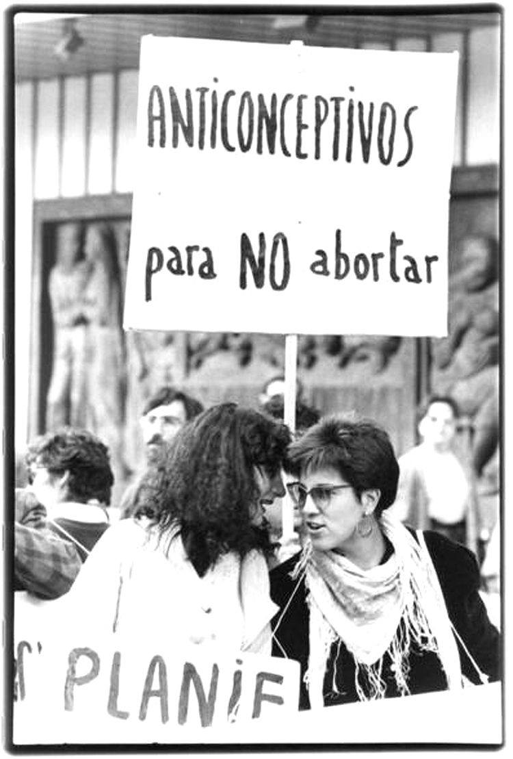 Manifestación por el derecho al aborto. Madrid, 26 de Abril de 1986